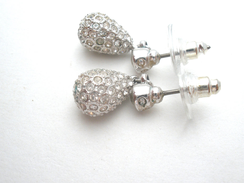 Amazon.com: Silver Large Rhinestone U Shape Hoop Earrings for Women Dainty  Crystal Cubic Zirconia Statement Open Hoop Earrings for Party Wedding:  Clothing, Shoes & Jewelry